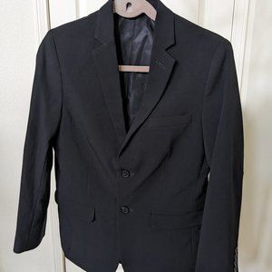 Calvin Klein Big Boys Suit Jacket Black Regular 16 Like New